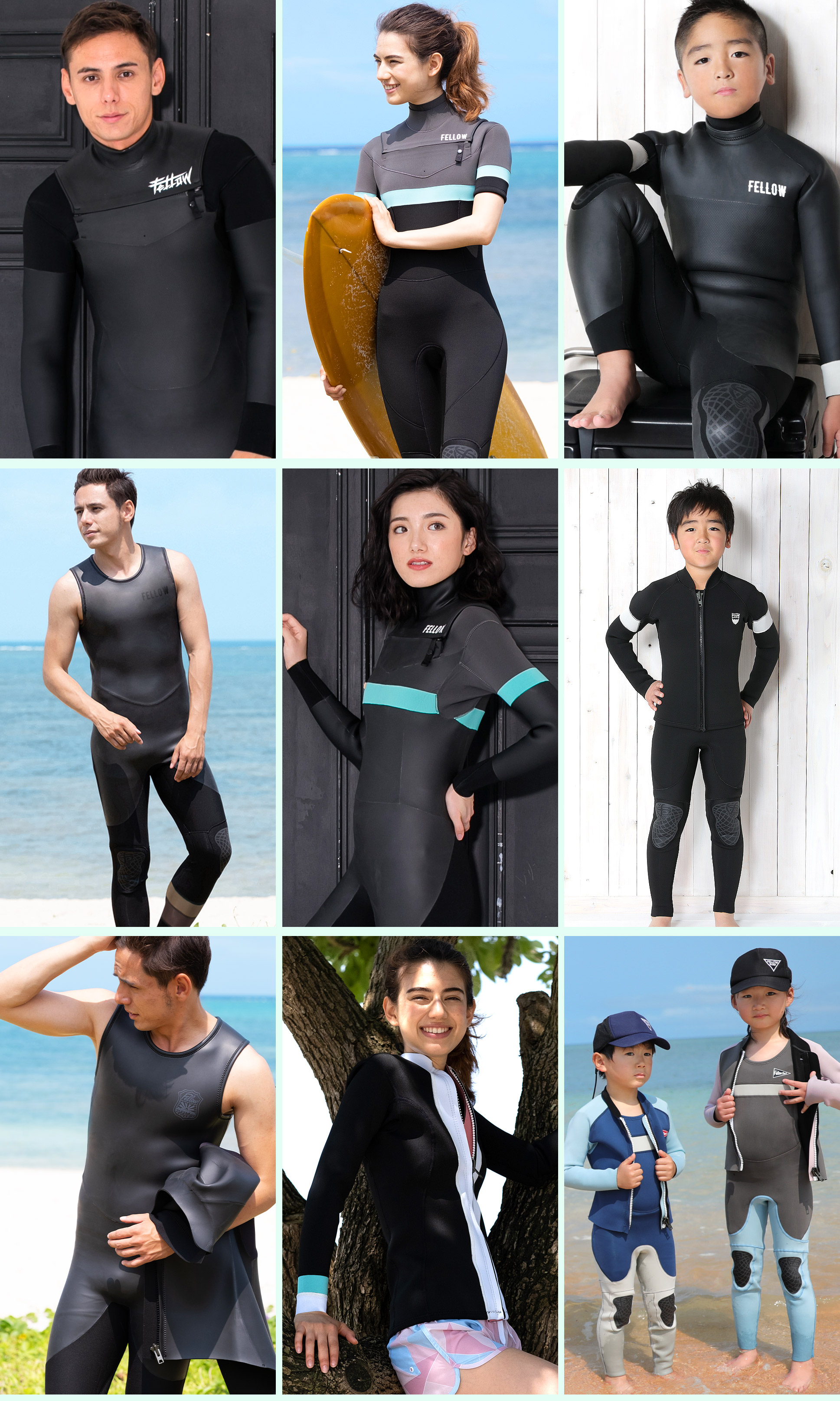 FELLOW SURF ウェットスーツ　セット